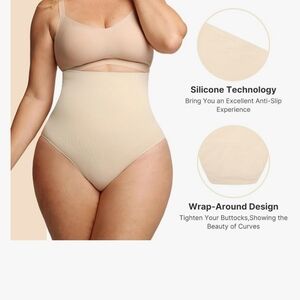 SHAPELLX Women's  Spandex High Waisted Briefs Stretch Full Coverage Tummy XL/XXL